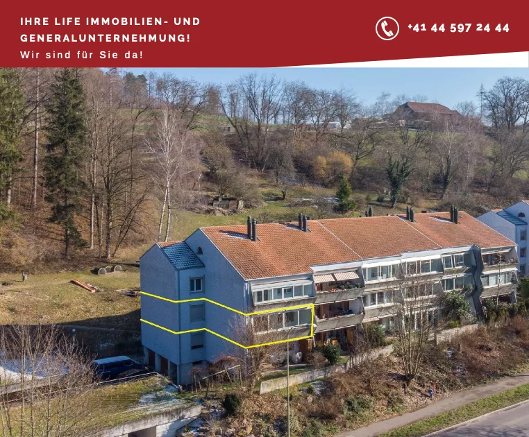 Charmante 4.5-Zimmer-Wohnung – Nähe Flughafen und Stadt Zürich, mitten in der Natur