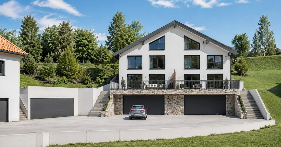 Villa moderne, vente directe promoteur