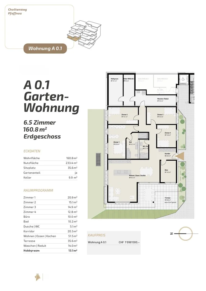 Die Vorzüge eines Einfamilienhauses. Der Komfort einer Wohnung.