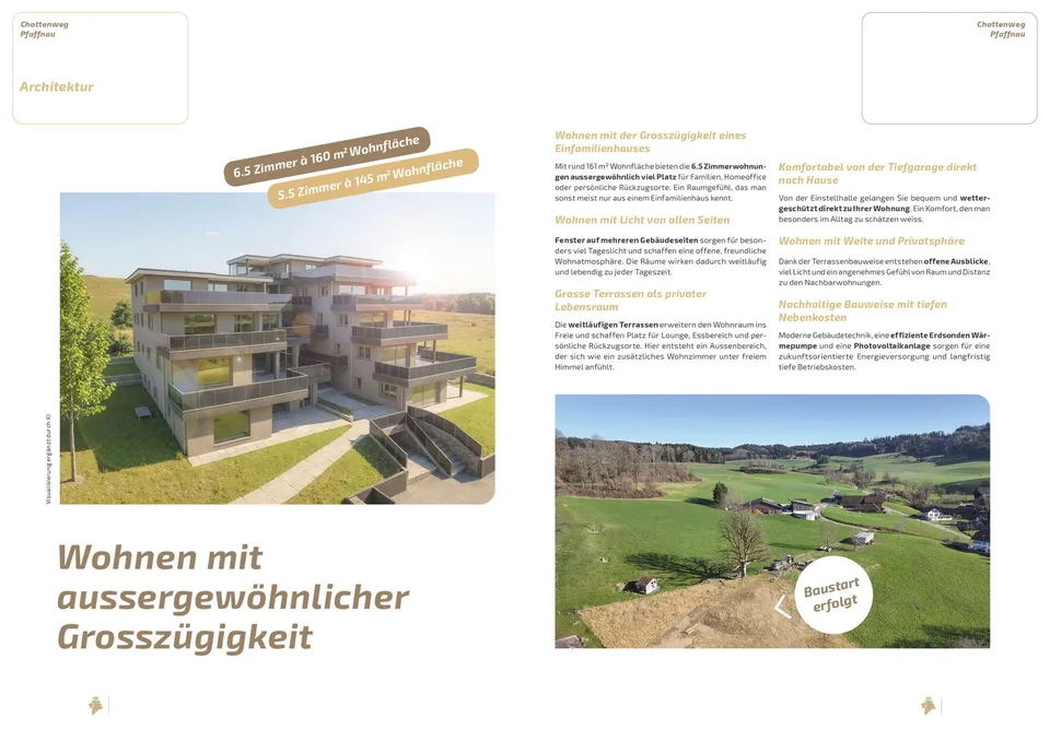 Die Vorzüge eines Einfamilienhauses. Der Komfort einer Wohnung.