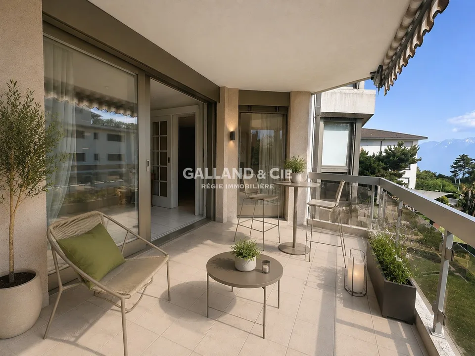 Pully Est - Bel appartamento di 4.5 locali - Quartiere verde