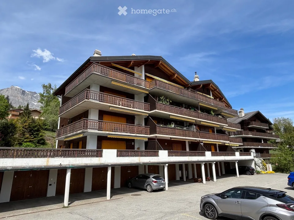 Charmant appartement de 2.5 pièces à Ovronnaz – beau balcon et cheminée