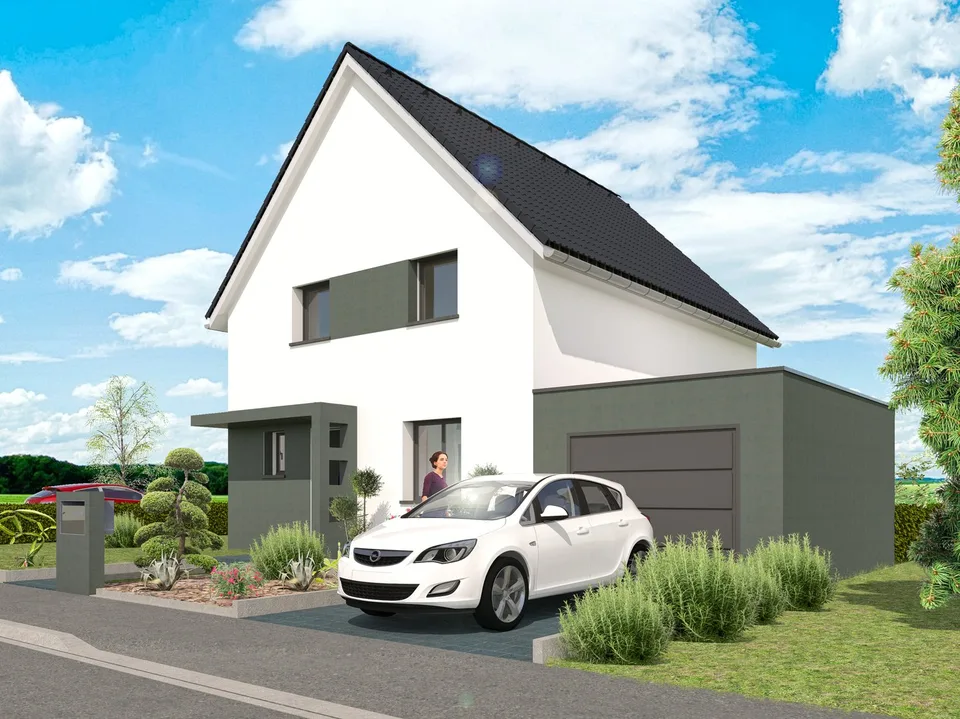 Bau Projekt in Kembs neben Autobahn, 12 min von Basel