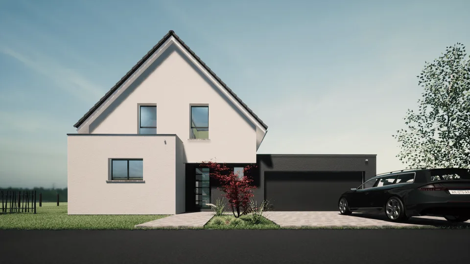 Bau Projekt in Kembs neben Autobahn, 12 min von Basel