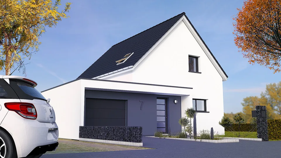 Bau Projekt in Kembs neben Autobahn, 12 min von Basel