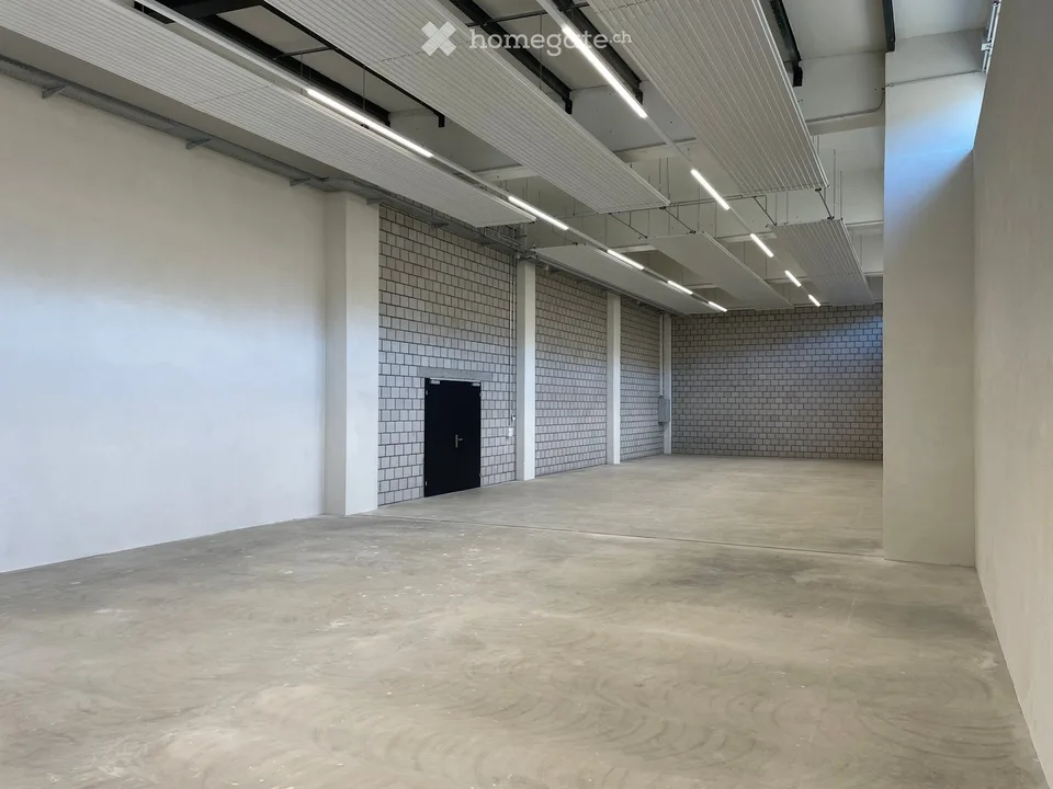 Hall d'usine polyvalent dans un emplacement central de Lausen