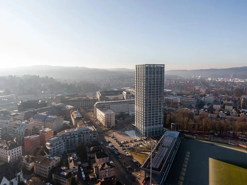 "Wintower" - Arbeiten über den Dächern von Winterthur!
