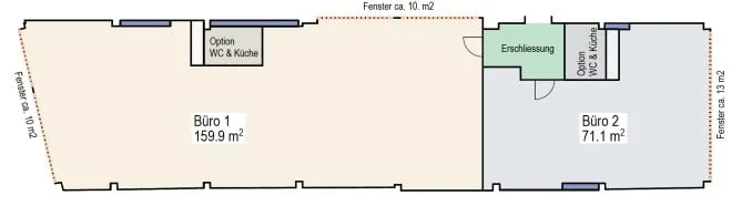Flexible Büro- oder Praxisfläche (71 160 m²) an zentralster Lage – Foto 11 von 12