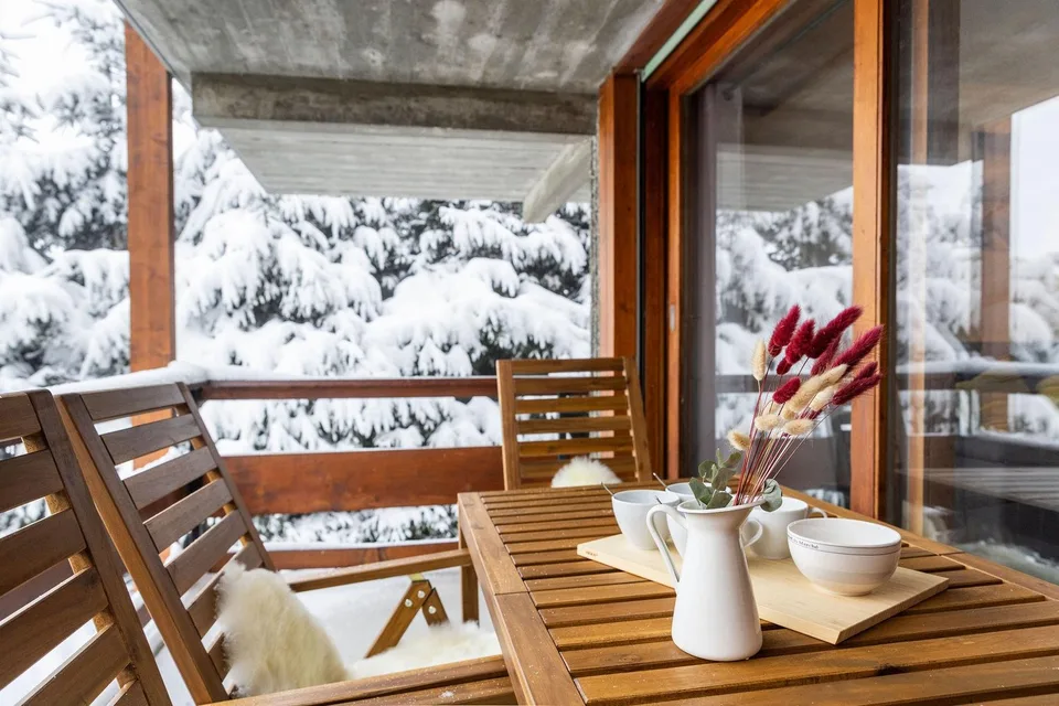 Affitto estivo disponibile fino al 30 novembre 2026 - Delizioso appartamento 1 camera con balcone nel cuore di Verbier
