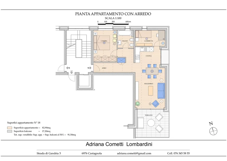 Appartement moderne de 3.5 pièces à Lugano – photo 8 sur 8