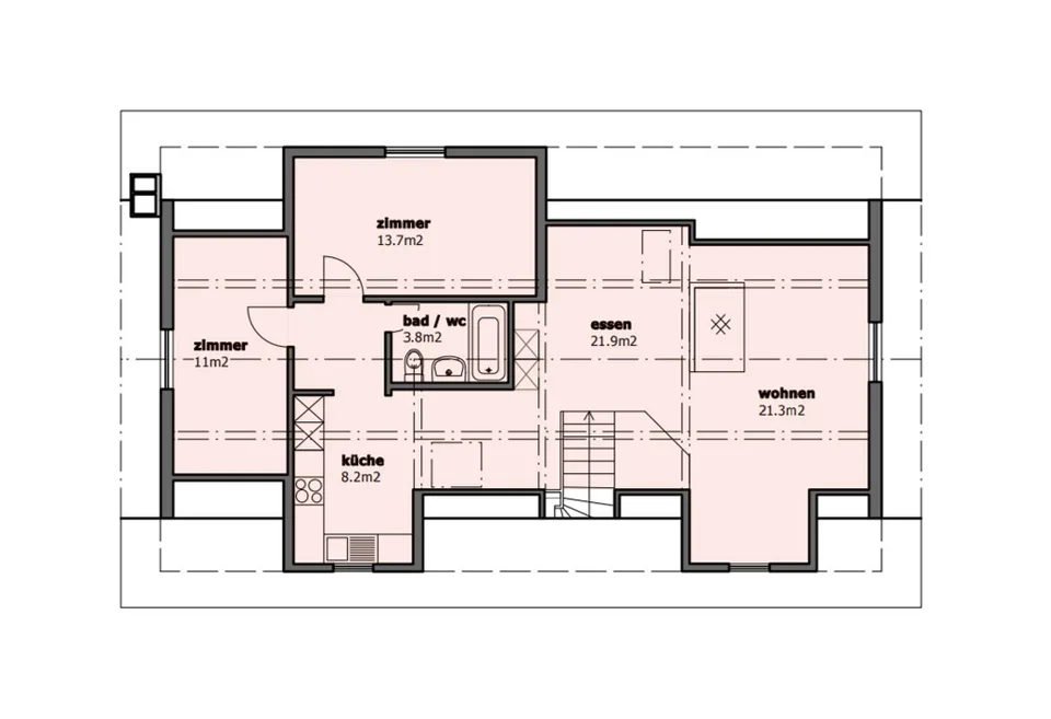 Charmante 3.5-Zimmer-Dachwohnung mit Cheminée und Altbau-Charme – Foto 10 von 10