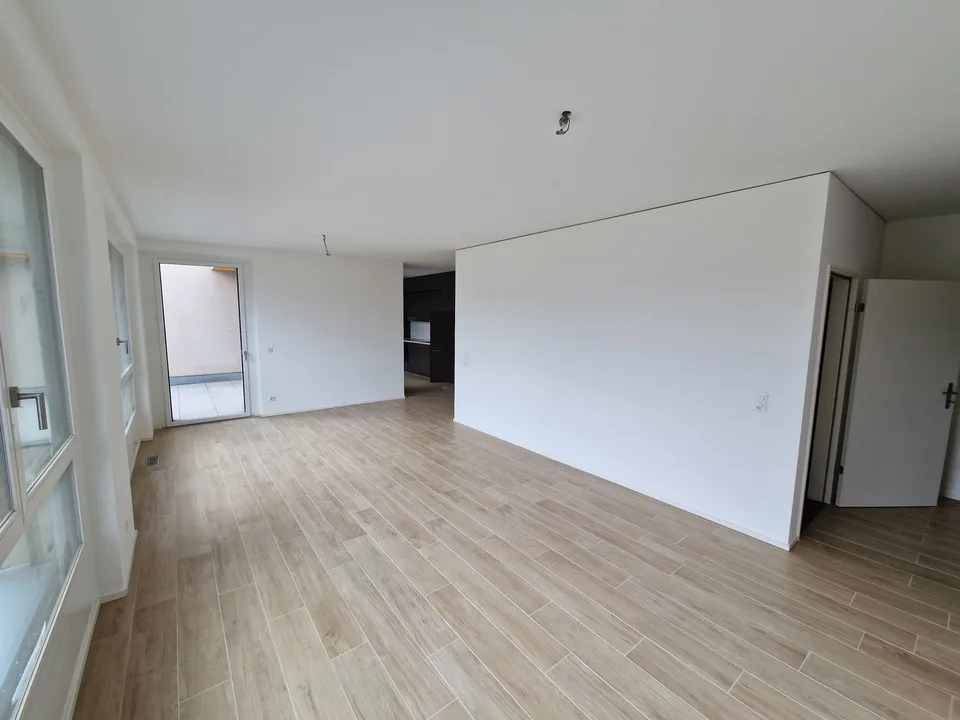 Magnificent bright attic with terrace – Unobstructed view in the center of Delémont