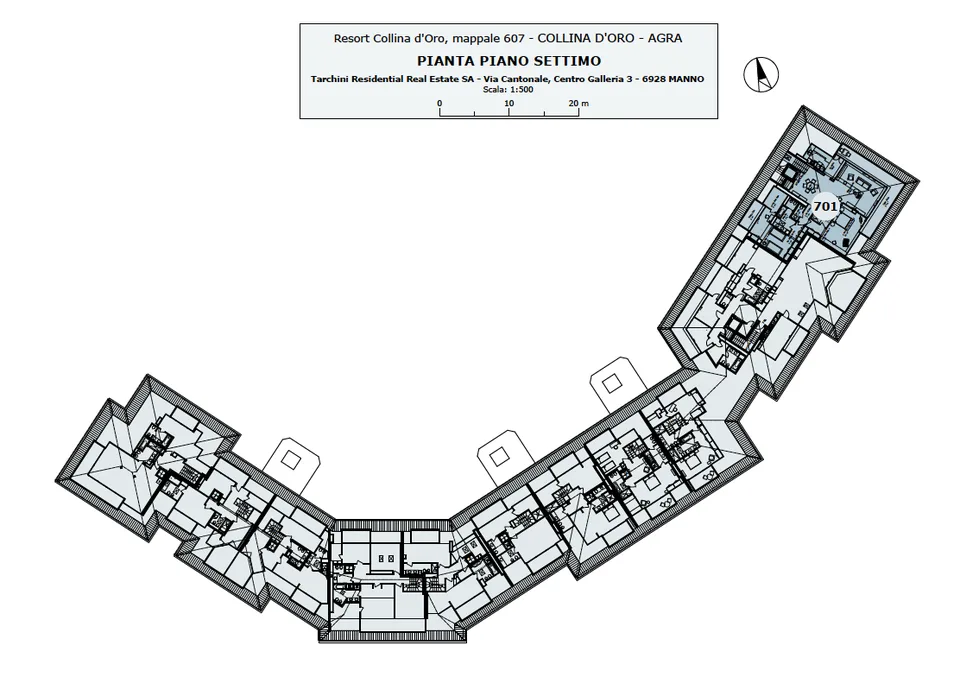COLLINA D'ORO - ATTICO ARREDATO CON SERVIZI ALBERGHIERI, VISTA PANORAMICA (rif. 701) – Foto 21 von 21