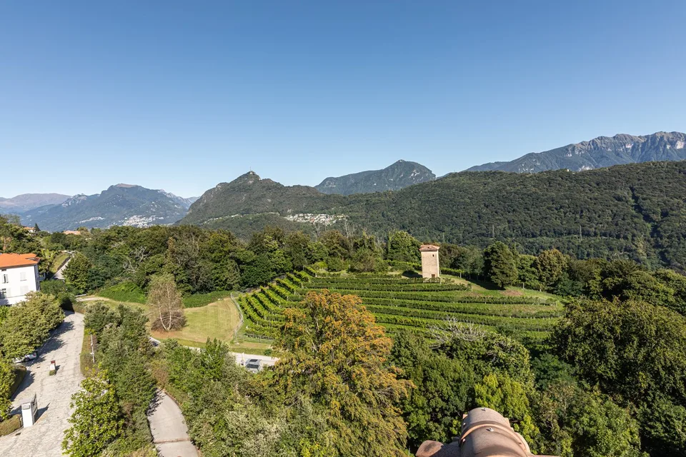 COLLINA D'ORO - ATTICO ARREDATO CON SERVIZI ALBERGHIERI, VISTA PANORAMICA (rif. 701) – Foto 18 von 21
