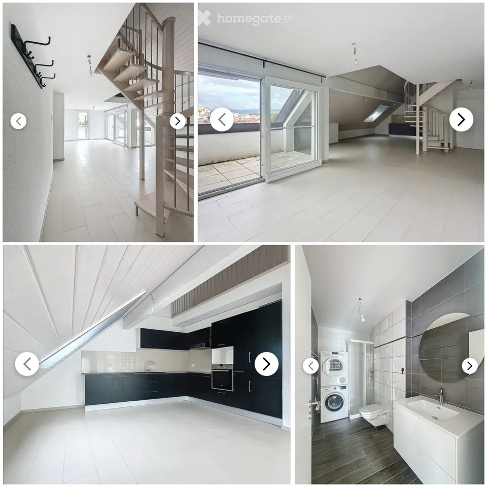 Wohnung 4.5 Duplex mit offener Mezzanine