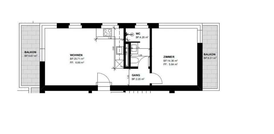 Appartement moderne 2.5 pièces au centre de Rorschach! – photo 8 sur 8
