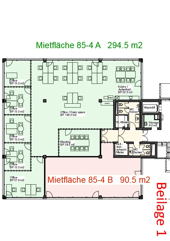 MODERNE BÜROFLÄCHE IM ZÜRI CAMPUS – FLEXIBEL, REPRÄSENTATIV & BESTENS ANGEBUNDEN – Foto 6 von 7