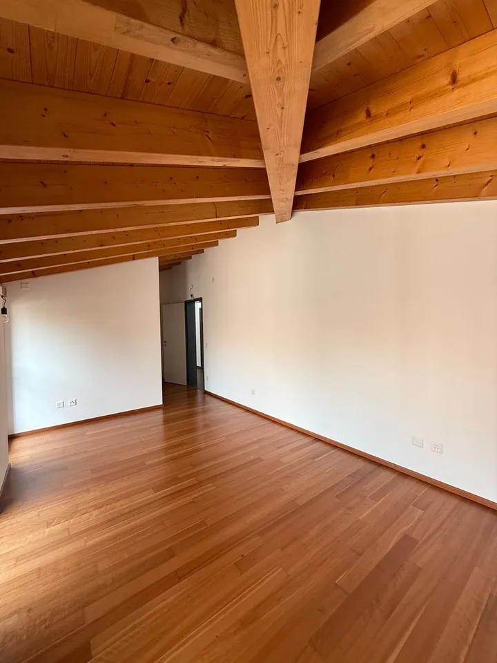 Appartamento attico 4,5 locali immerso nel verde a Cadro – foto 6 di 12
