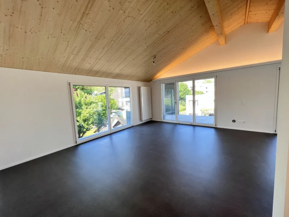 Habitation moderne et durable dans une maison à deux familles
