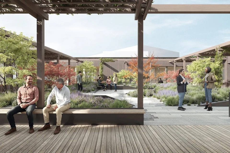 Architettura di uffici ispiratrice: Il Nexus combina l'edilizia sostenibile con i luoghi di lavoro del futuro