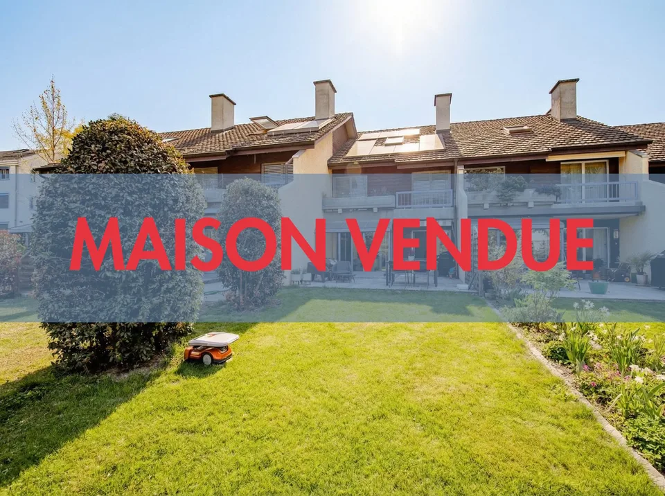 VENDUE - Belle maison de 6.5 pièces rénovée dans un cadre résidentiel