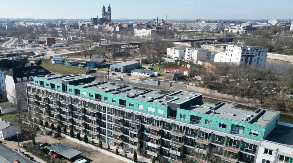 Appartement de placement de capitaux de premier plan sur l'Elbe avec un rendement de 3,75%