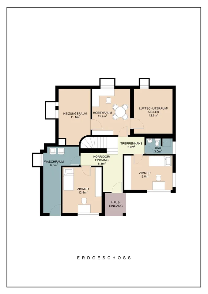 Ruhig gelegenes 6.5-Zimmer-Einfamilienhaus mit herrlicher Weitsicht – Foto 23 von 25