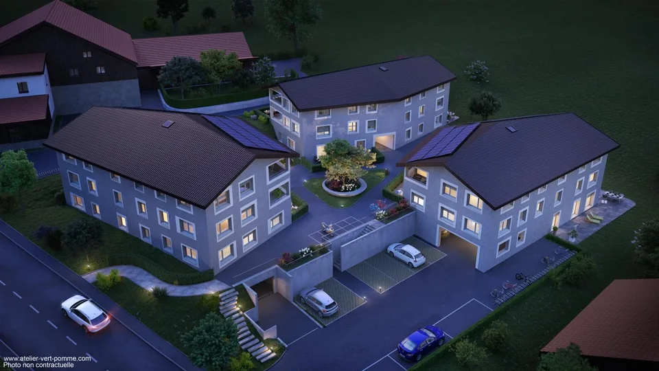 3,5 locali con giardino di 152m2! Cantiere aperto!