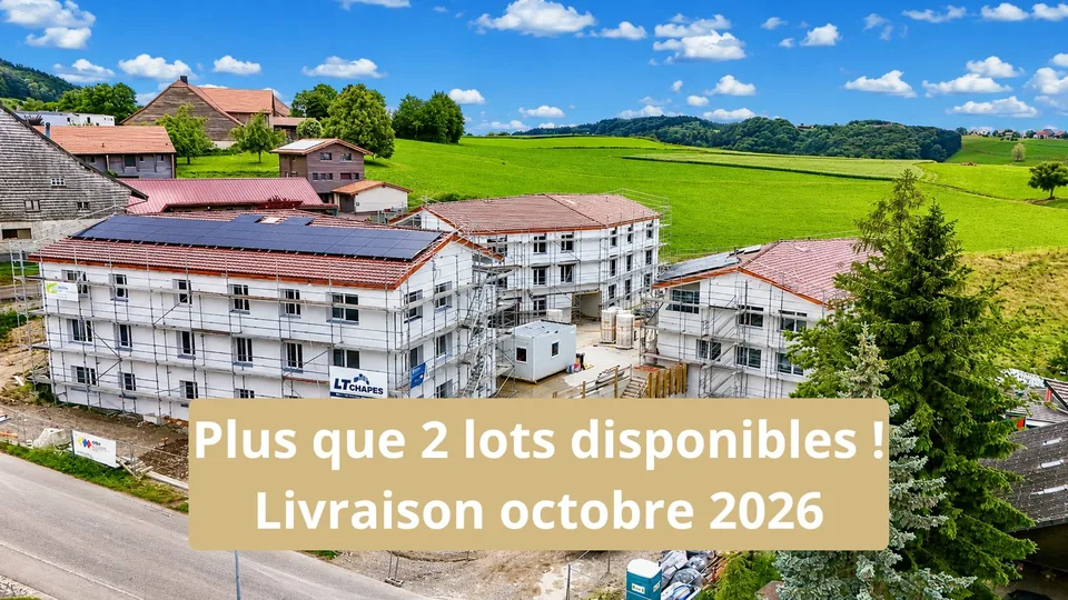 3.5 pièces avec jardin de 152m2 ! Chantier ouvert !