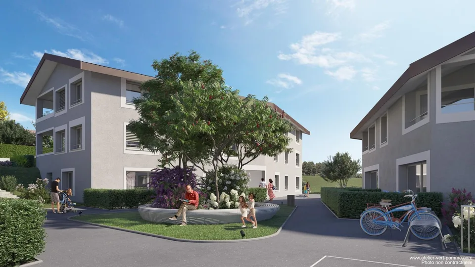 3,5 locali con giardino di 152m2! Cantiere aperto!