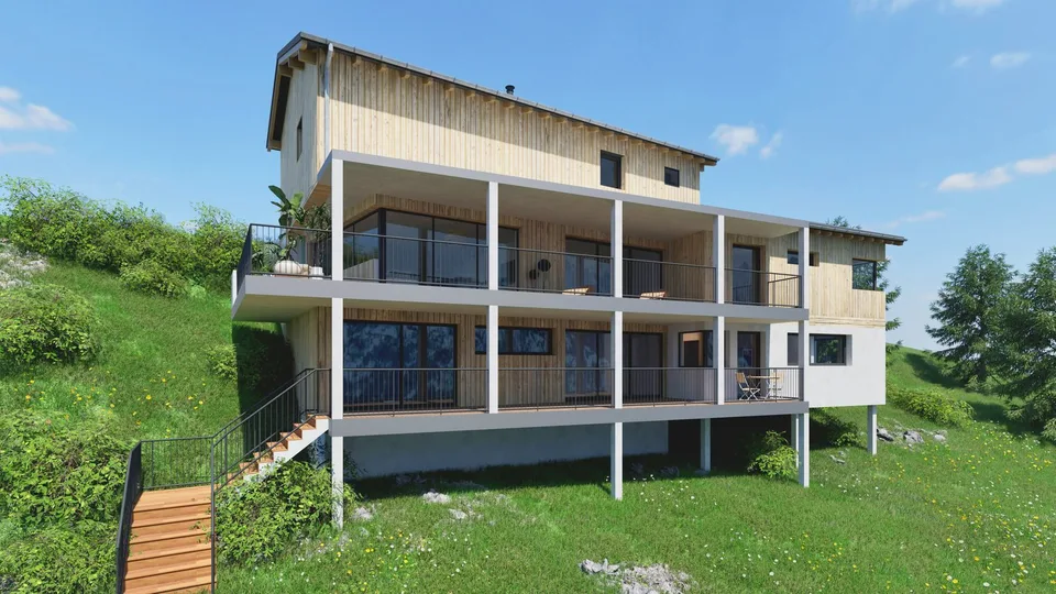 R1: Appartement 4.5p de haut standing avec magnifique vue dégagée, St-Martin, Val d’Hérens