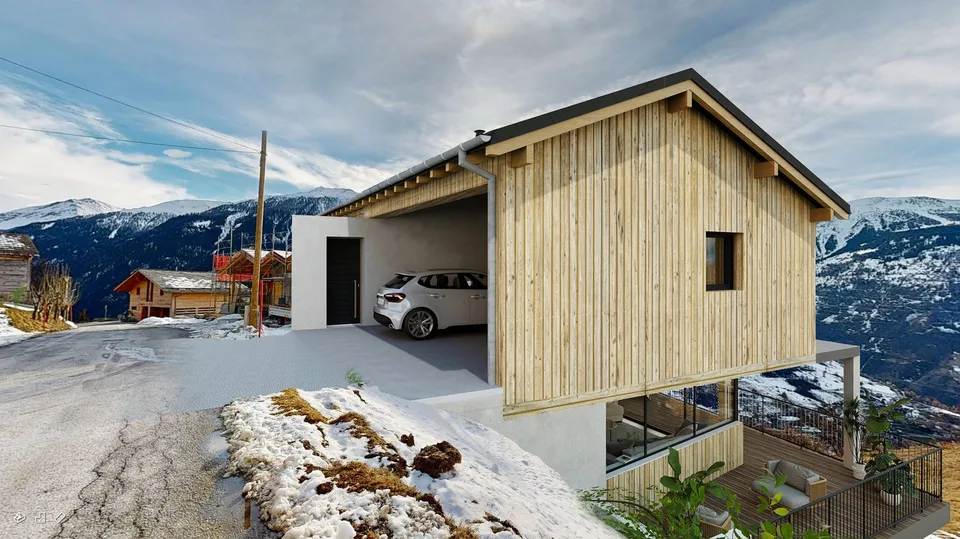 Appartamento di alta qualità con 4,5 stanze e vista mozzafiato, St-Martin, Val d'Hérens – foto 13 di 17