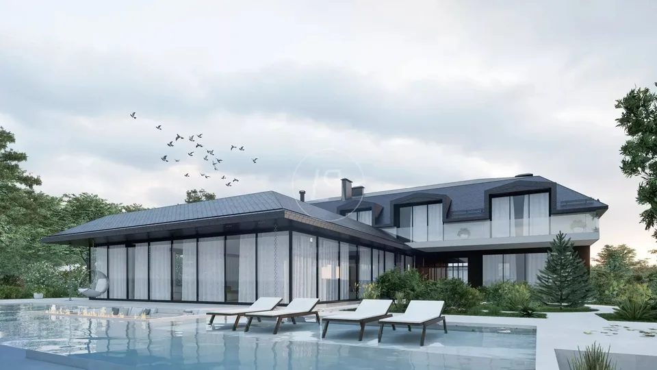 Progetto di una lussuosa villa contemporanea direttamente sul mare, Rolle