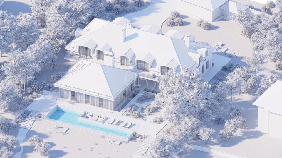 Progetto di una lussuosa villa contemporanea direttamente sul mare, Rolle