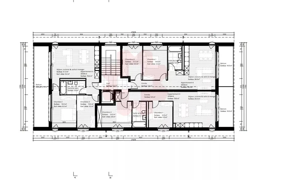 Moderne 3,5-Zimmer-Wohnung mit Bergblick in Charrat