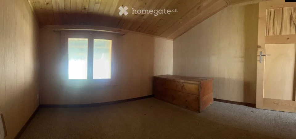 2 pièces avec cuisine, salle de bains + terrasse à Albinen.