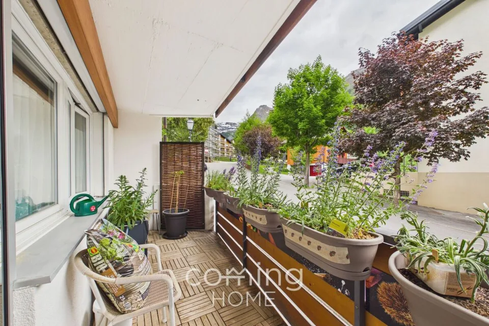 Appartement lumineux de 2.5 pièces avec balcon et vue panoramique sur les Alpes valaisannes à Loèche-les-Bains – photo 21 sur 22