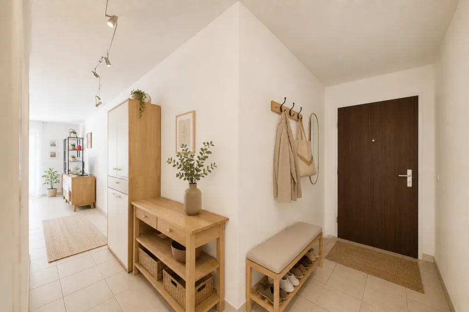 Appartement lumineux de 2.5 pièces avec balcon et vue panoramique sur les Alpes valaisannes à Loèche-les-Bains – photo 18 sur 22