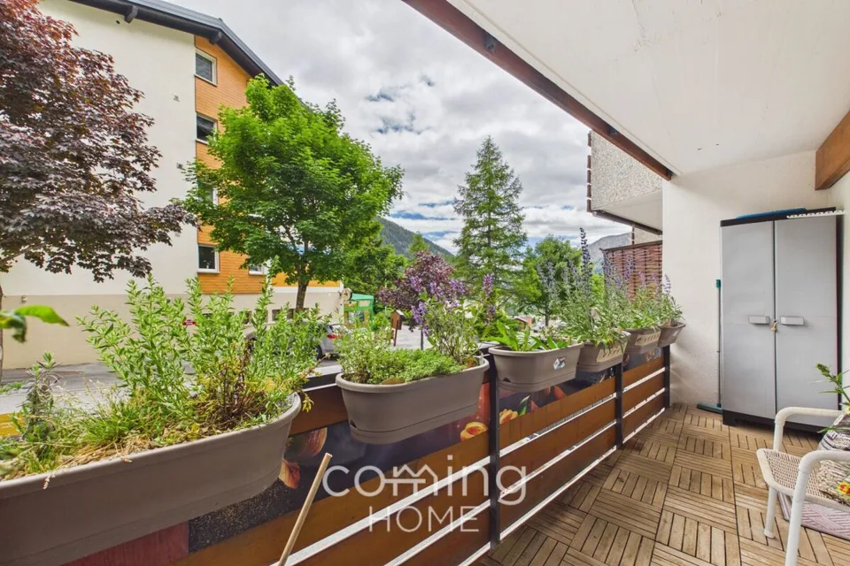 Appartement lumineux de 2.5 pièces avec balcon et vue panoramique sur les Alpes valaisannes à Loèche-les-Bains – photo 20 sur 22