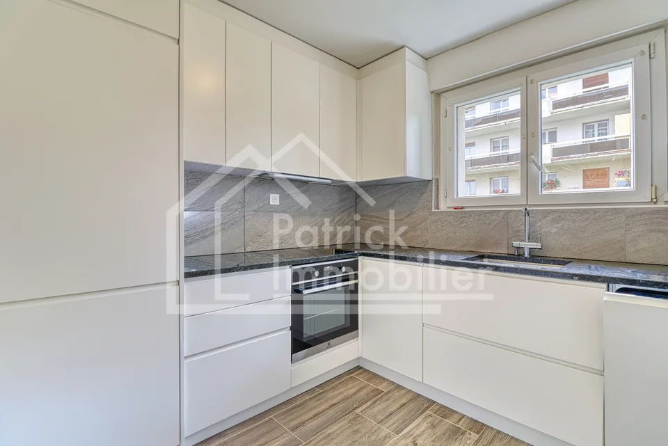 Appartement 3.5 pcs rénové à poximité de la piscine et du centre-ville