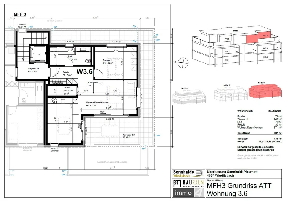 Hochwertige, topmoderne Neubauwohnungen mit Minergie-Standard in Wiedlisbach – Foto 15 von 23