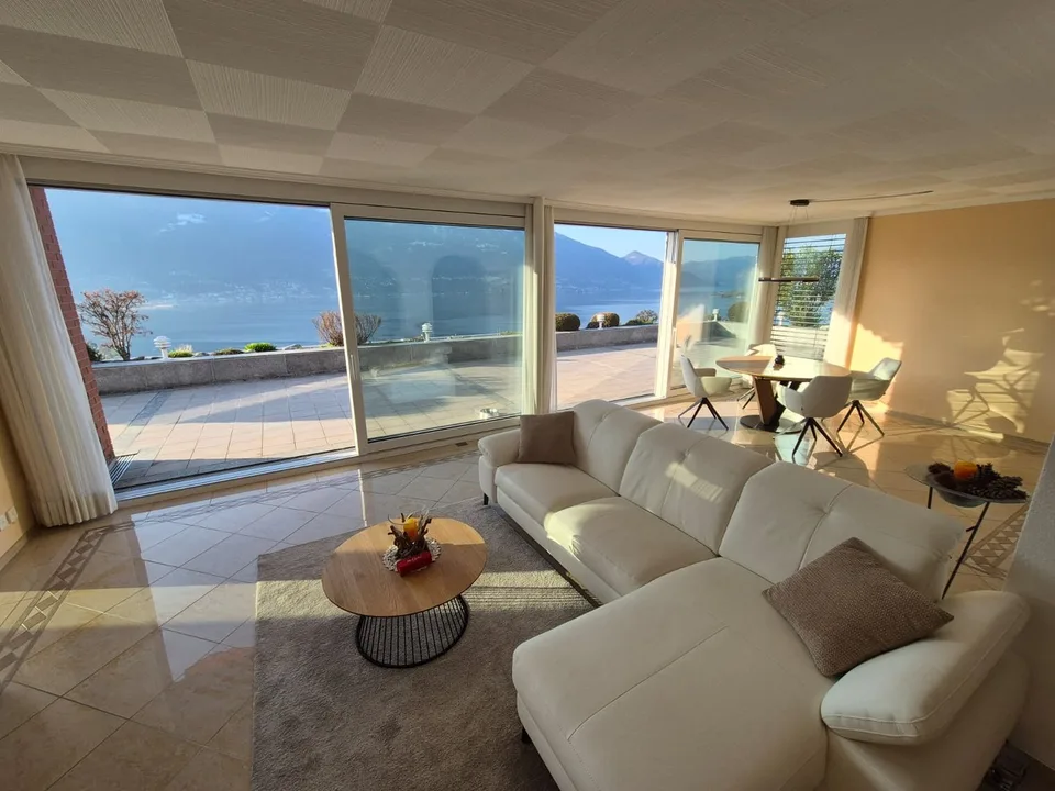 Exklusive 4.5-Zimmer-Terrassenwohnung mit Panoramablick in Minusio