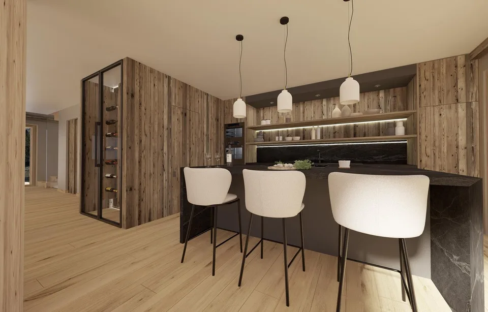 Luxueux Chalet 5,5 pièces à Crans-Montana sur plan (avec authorisation de construire)
