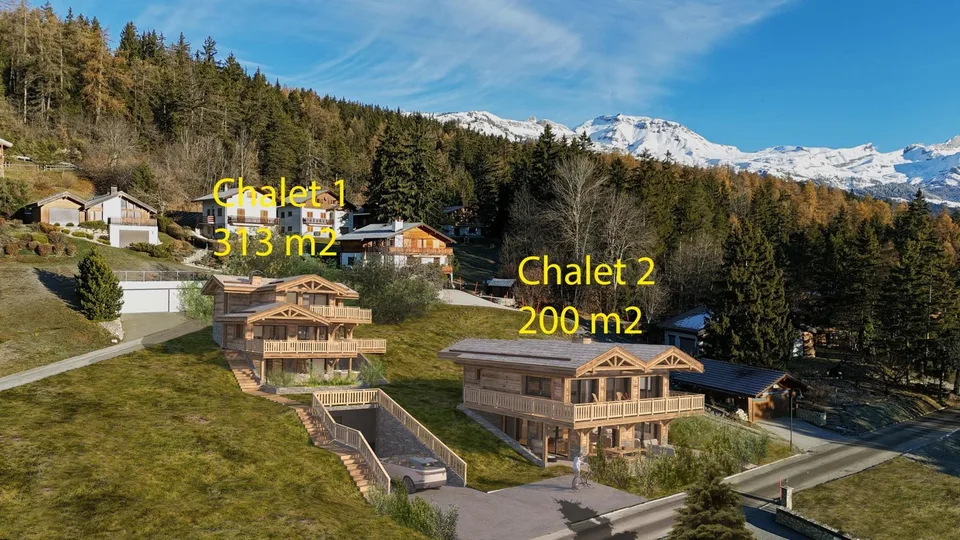 Luxueux Chalet 5,5 pièces à Crans-Montana sur plan (avec authorisation de construire)