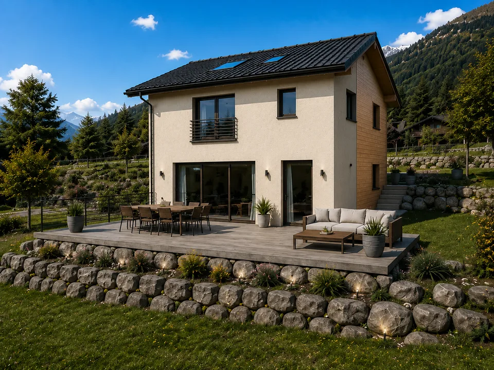 Prächtiges Chalet in Bau – Foto 6 von 7