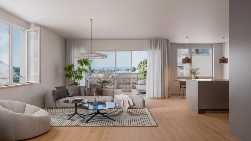 Leben am Wildbach in Hinwil: 4.5 Zimmer Gartenwohnung