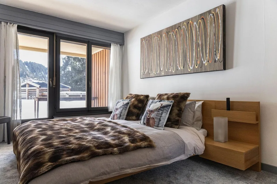 Ein charmantes 3-Zimmer-Apartment mit Terrasse im Herzen von Verbier