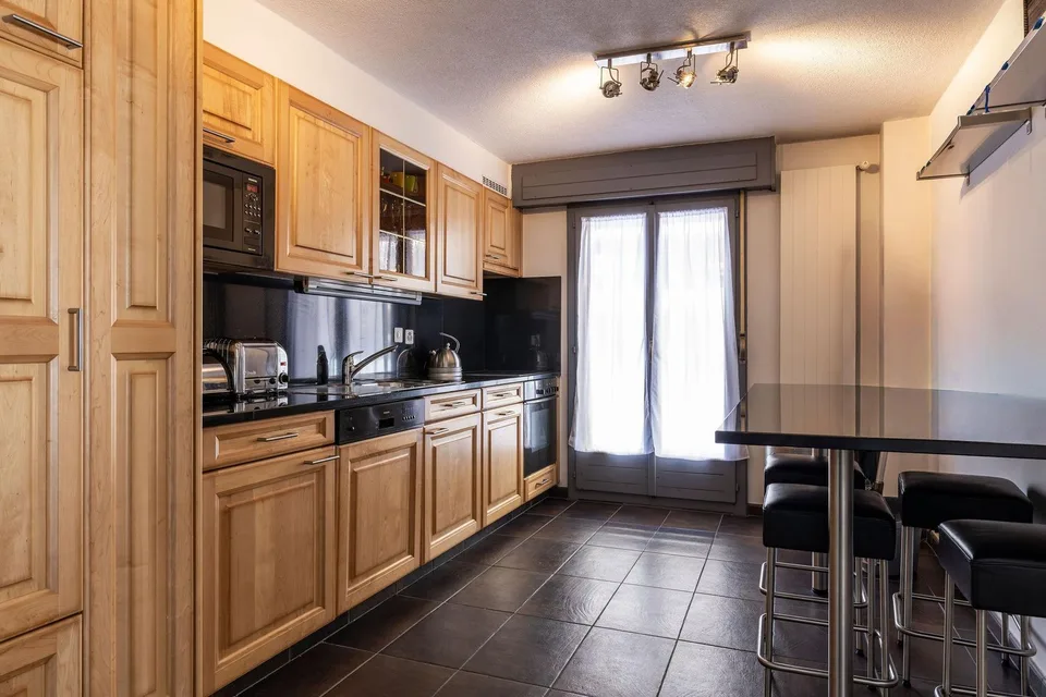 Ein charmantes 3-Zimmer-Apartment mit Terrasse im Herzen von Verbier