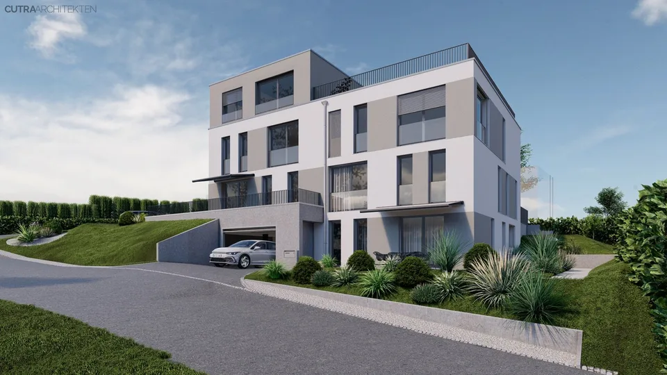 Construction neuve de 4 maisons individuelles interconnectées avec garage