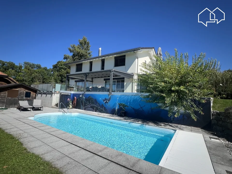 Villa moderne de 2 logements sur une parcelle de 1400m²